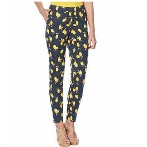 Lemon Way Women’s Lemon Print Pull-On Pants | Size 14T | Grandmacore Lemoncore
